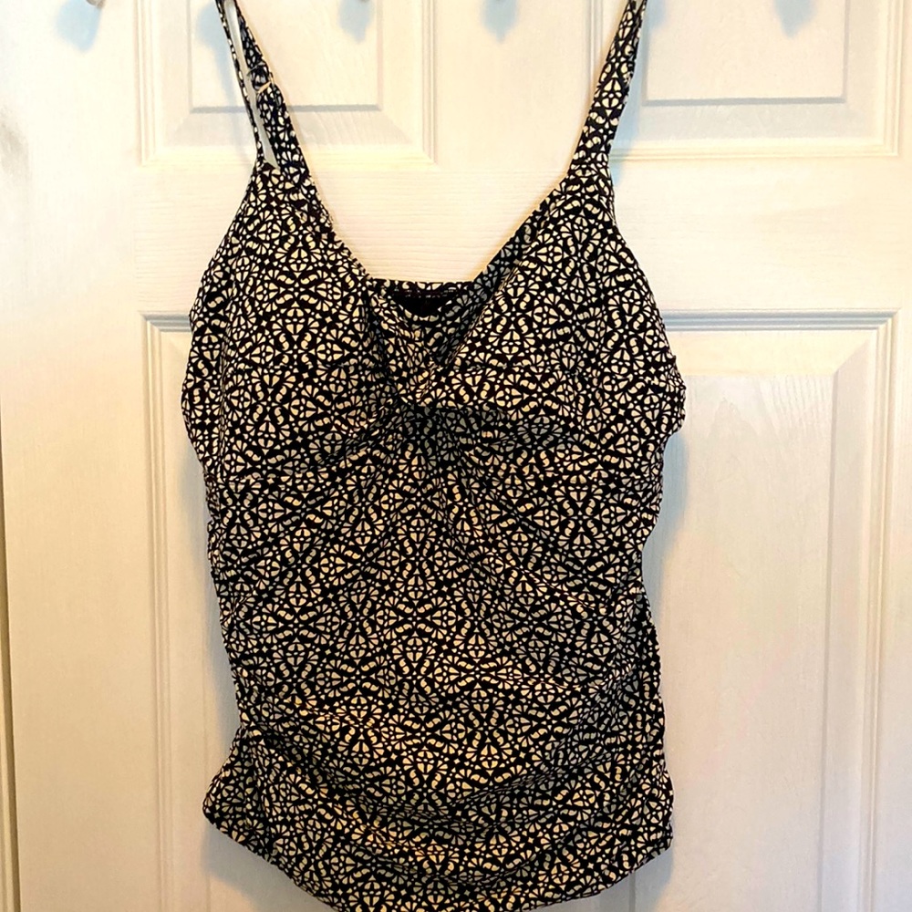 LLBean swim suit top